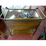 A hostess type trolley and a folding pasting table E/T