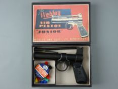 AIR PISTOL .177 Webley Junior Batch 610, second series, 1950's production with first style