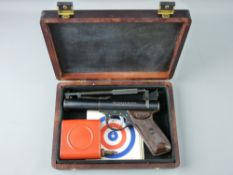 AIR PISTOL .22 Webley Premier, F series, 1975, batch 576, 12 groove rifling, this is one of the last
