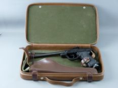 AIR PISTOL .177 Predom Lucznik, no. AB5809, made for Polish Army in 1976, in original case with