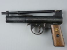 AIR PISTOL .177 Webley Mk1, straight grip, no. 18833, fourth series, no access to front of