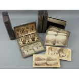 STEREOSCOPE VIEWING CARDS BY UNDERWOOD & UNDERWOOD to include 'Is Marriage a Failure Through the