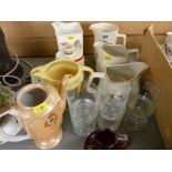 Parcel of breweriana - jugs and similar items