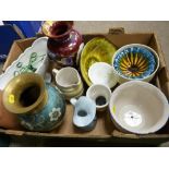 Box of mainly mixed vases and planters