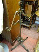 Wrought iron stand