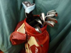 Mizuno golf bag and golf clubs