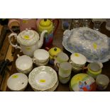 Blue and white tureen, quantity of Royal Standard teaware, Oriental teaware etc