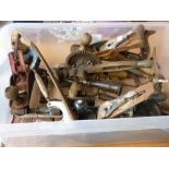 Crate of mixed vintage tools