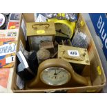 Collection of various alarm and other clocks etc