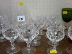 Small parcel of drinking glassware