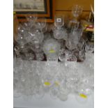 A quantity of various drinking glasses