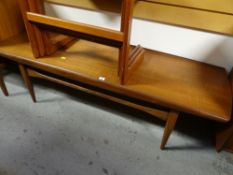 A G-Plan or style teak Long John coffee table