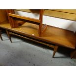 A G-Plan or style teak Long John coffee table