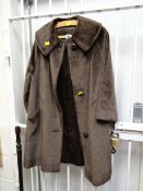 A vintage ladies' brown fur jacket by La France, Simotta