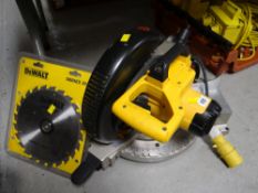 A 110V DeWalt chopsaw