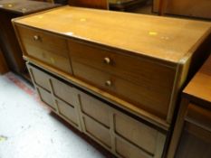 A small Nathan-suite teak sideboard