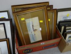 A parcel of four gilt framed early nineteenth century watercolours