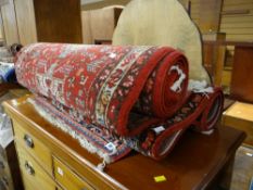 A parcel of Persian runners & carpets etc