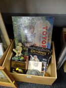 A parcel of Lord of the Rings collectors items etc & the board game Totopoly