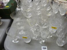 Parcel of good quality drinking glassware