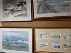 Parcel of prints to include Laporte and other coastal scenes