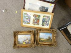 Quantity of framed pictures and prints