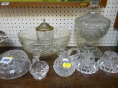 Parcel of mixed glassware