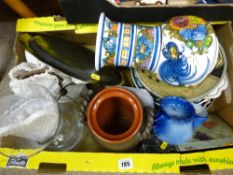 Box of mixed china, glassware and similar items