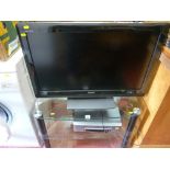 Toshiba Regza 32 ins LCD TV, stand and Nicam player E/T