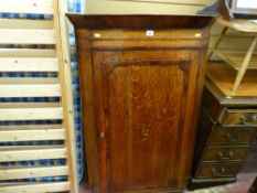 Period corner cupboard with shell inlay decoration