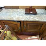 Marble topped washstand