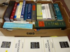 Parcel of miscellaneous books, mainly relating to law