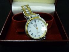 Boxed Rotary gent's wristwatch