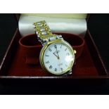 Boxed Rotary gent's wristwatch