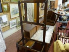 Neat polished hallstand with drip trays
