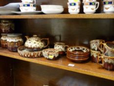 Quantity of Studio pottery teaware