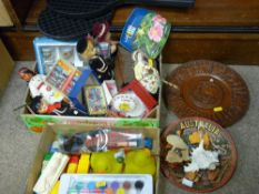 Quantity of mixed items including children's games, dolls etc