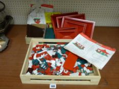 Quantity of Bayko building set parts