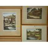 J LEWIS STANT three stamped lithographs