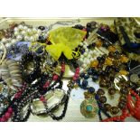 Large quantity of costume jewellery