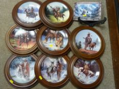 Large parcel of 'The Hamilton Collection - Winter of All Last Warriors' plate collection
