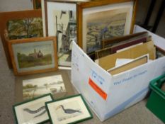 Mixed bag of canvasses, prints and other paintings