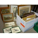 Mixed bag of canvasses, prints and other paintings