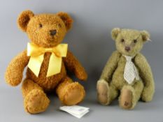 TWO MODERN STEIFF BEARS, 'Tramp' with certificate, limited edition 566/1500 and a 2017 Cosy Year