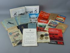 A PARCEL OF EIGHT AIR MINISTRY (CIRCA 1952) PILOT'S INSTRUCTION BOOKLETS for various aircraft of the