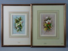 EARLY 20th CENTURY ENGLISH SCHOOL watercolours, a pair - finely executed studies of Christmas