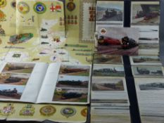RAILWAY INTEREST POSTCARDS - three hundred and fifty plus vintage and other printed and photographic