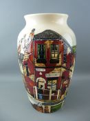 A MOORCROFT 'PRESTIGE' BACK TO BACK LIMITED EDITION VASE, designed by Paul Hilditch, decorated on