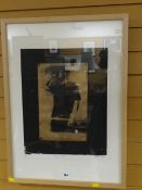 A framed artist's proof print by CHARLES YORKE entitled 'Chino Moreno'