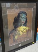 A framed John Lewis print AFTER TRETCHIKOFF - 'Chinese Girl'
